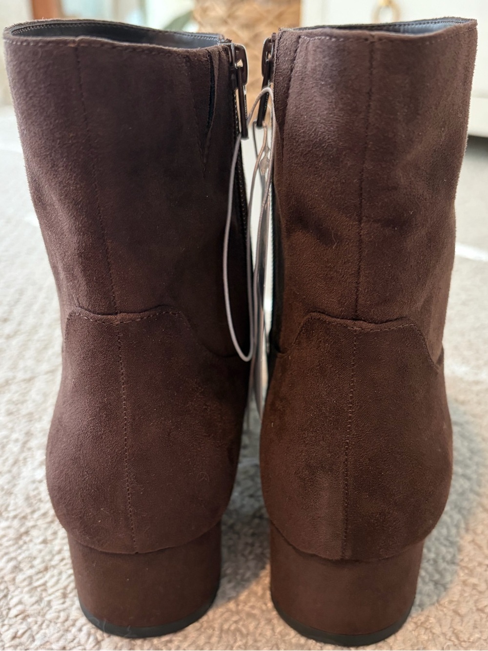 NWT Universal Thread Coral Ankle Boots Brown - Picture 5 of 9